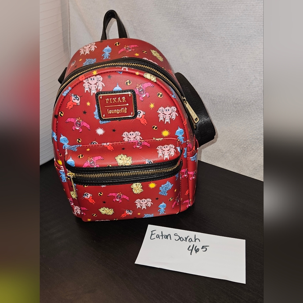 Loungefly Pixar Kids Backpack - Red